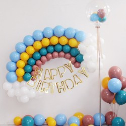 Rainbow Balloon garland