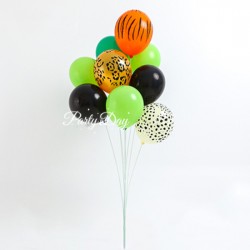 Helium Balloons Bundle - Mixed Safari Color