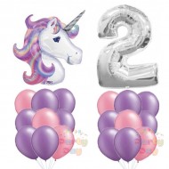 Number and Unicorn Birthday Package