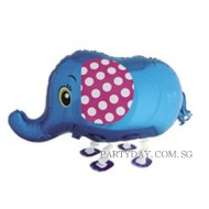Walking pet balloon - Blue Elephant