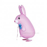 Walking balloon - Pink Bunny