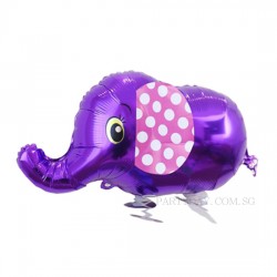 Walking balloon - Purple Elephant
