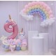 Unicorn theme Rainbow Balloon setup